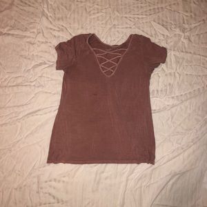 American Eagle Soft and Sexy with crisscrossing